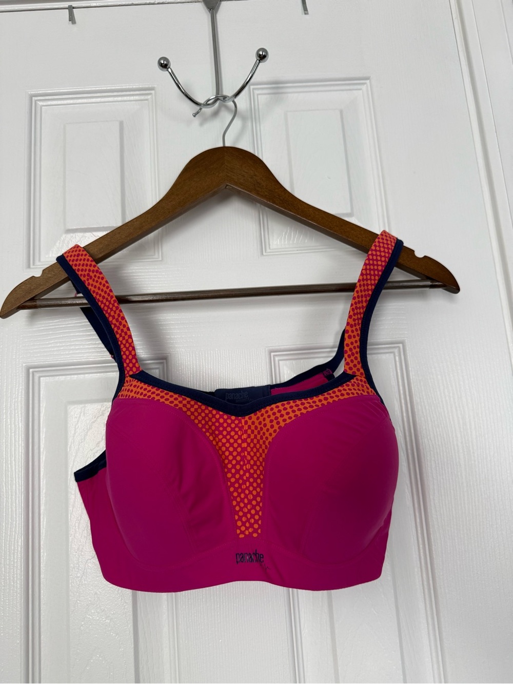 Panache Sport 5021 Underwired Sports Bra 36D Fuchsia High Impact